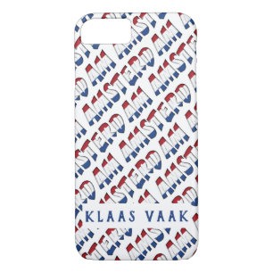 Amsterdam Pattern Dutch Colours Add Name Case-Mate iPhone Case