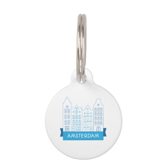 Amsterdam Pet Tag (Front)
