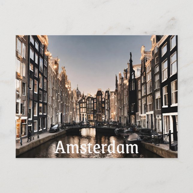 Amsterdam Postcard (Front)