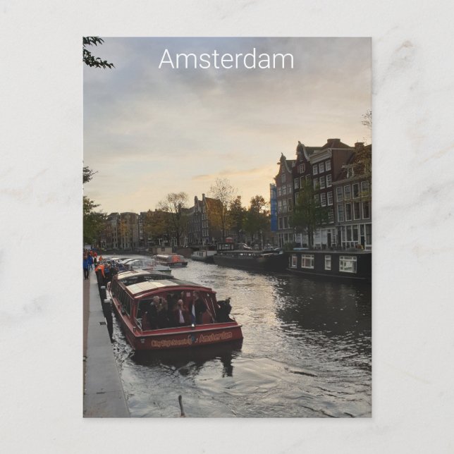 Amsterdam Postcard (Front)
