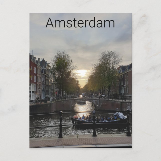Amsterdam Postcard (Front)