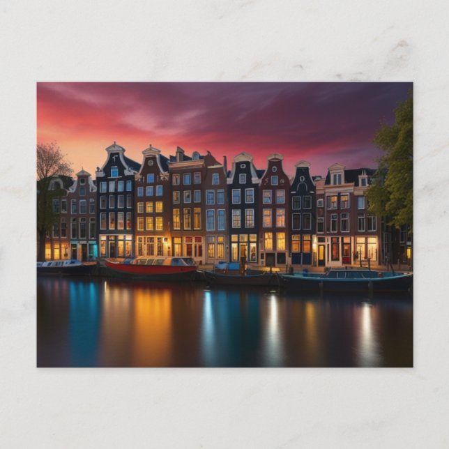 AMSTERDAM POSTCARD (Front)