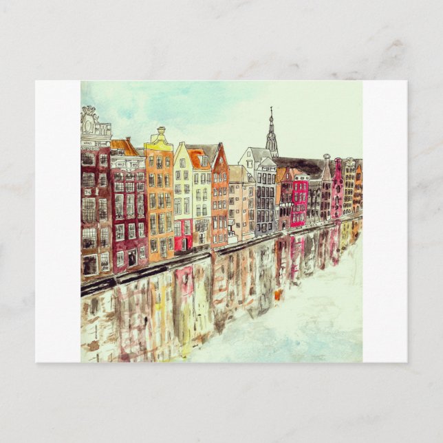 Amsterdam Postcard (Front)