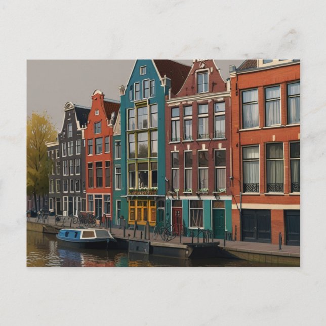 AMSTERDAM POSTCARD (Front)