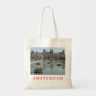 Amsterdam Rijksmuseum view tote bag