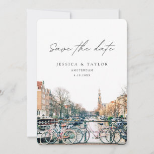 Amsterdam Save the Date Wedding Invitation