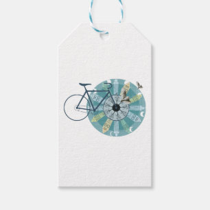 Amsterdam skyline gift tags