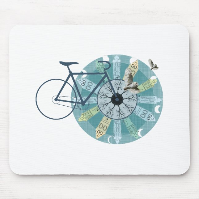 Amsterdam skyline mouse pad (Front)