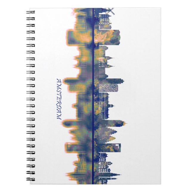 Amsterdam Skyline Notebook (Front)