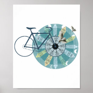 Amsterdam skyline poster