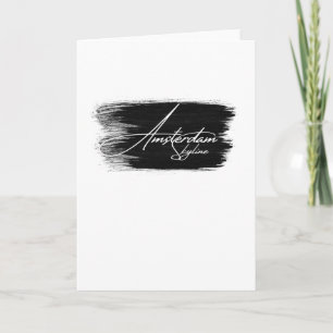 Amsterdam Skyline Writing Card