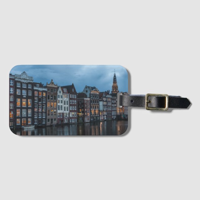 Amsterdam Souvenir  Luggage Tag (Front Horizontal)