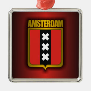 Amsterdam Steel (Flag) Metal Tree Decoration