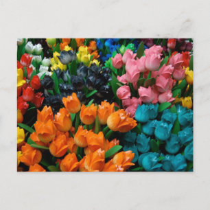 Amsterdam Tulips Postcard
