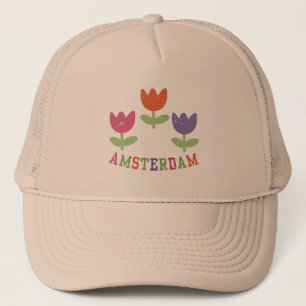 Amsterdam Tulips Trucker Hat