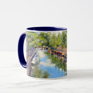 Amsterdam Waterway in Warm Light   Mug