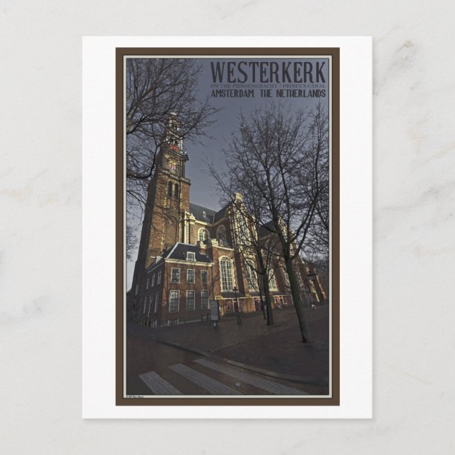 Amsterdam - Westerkerk Postcard (Front)