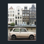 Amsterdam Winter Canal Scene Postcard<br><div class="desc">Hello! Hope you like this photo I took! Feel free to add your own text and check my shops for more!</div>