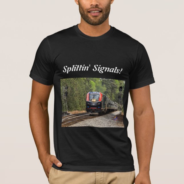 Amtrak Splittin' Signals T-Shirt (Front)