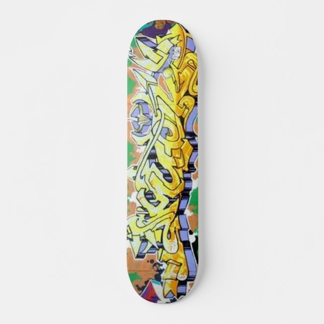 Amuck Abstract Graffiti Wall Skateboards (Front)