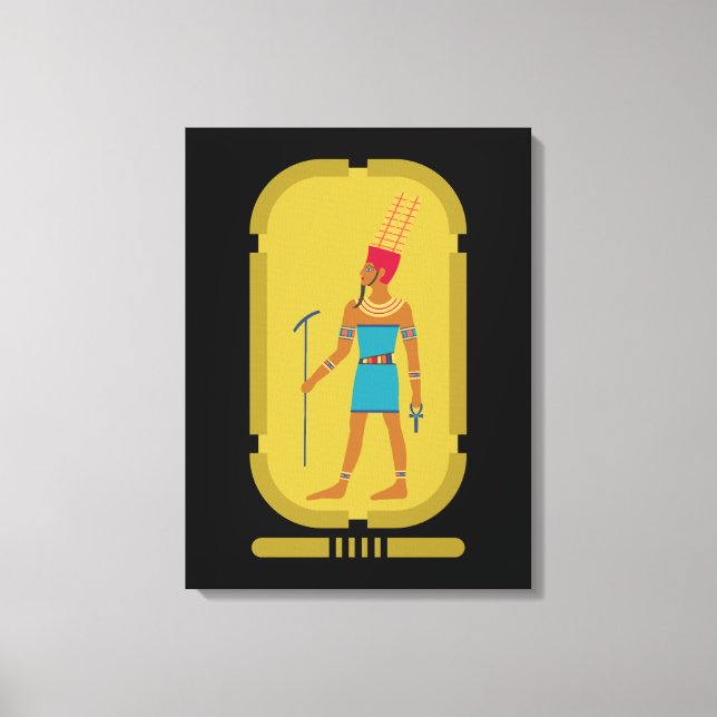 Amun God Of The Air Canvas Print (Front)