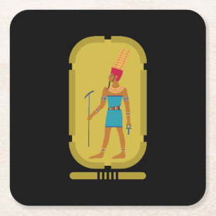 Amun God Of The Air Paper Coaster