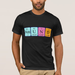 Amund periodic table name shirt