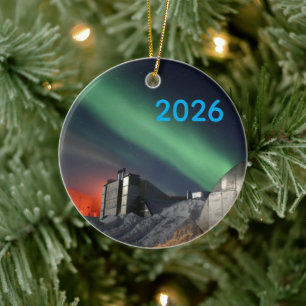 Amundsen-Scott South Pole Station, Antarctica Ceramic Tree Decoration