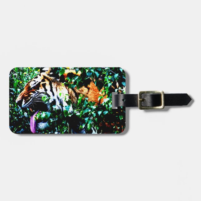 Amur Tiger cd ltm Luggage Tag (Front Horizontal)