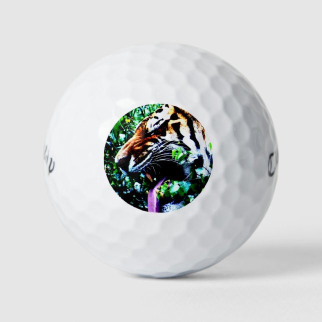 Amur Tiger cwb gbcna Golf Balls (Front)