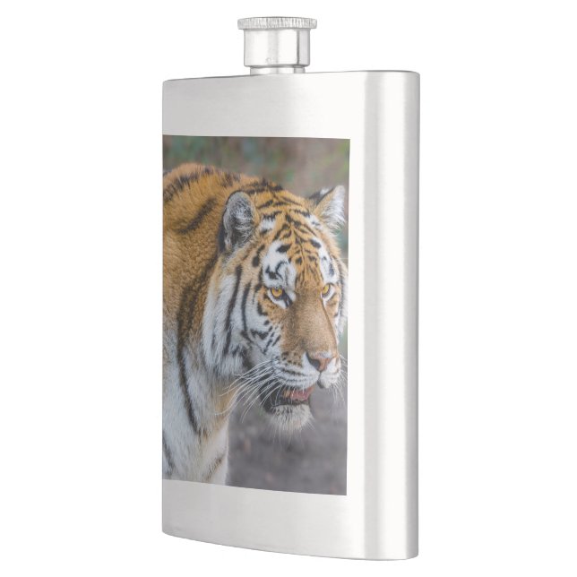 Amur tiger hip flask (Left)