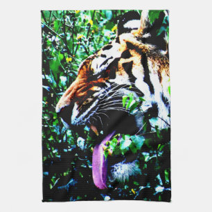 Amur Tiger ktcna Tea Towel