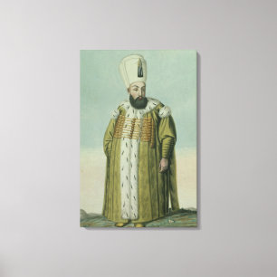 Amurath (Murad) III (1546-95) Sultan 1574-95, from Canvas Print
