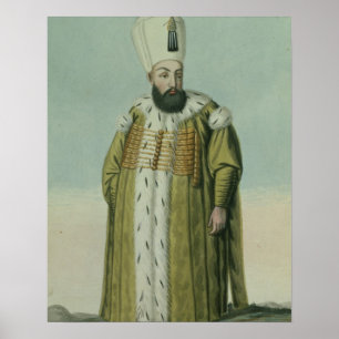Amurath (Murad) III (1546-95) Sultan 1574-95, from Poster