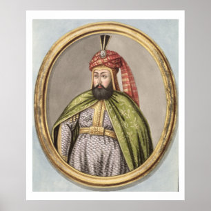 Amurath (Murad) IV (1612-40) Sultan 1623-40, from Poster