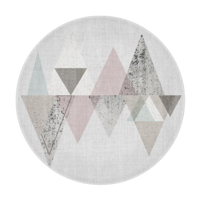 Amuse II | Geometric Modern Cutting Board (Front)