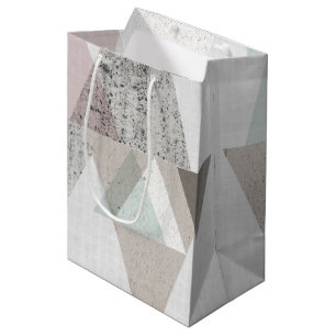 Amuse II   Geometric Modern Medium Gift Bag