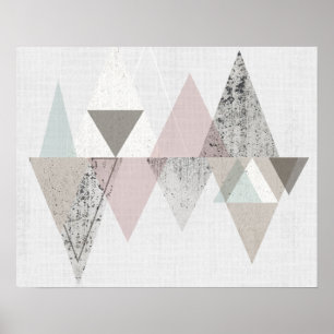 Amuse II   Geometric Modern Poster