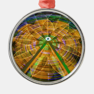 Amusement Ferris Wheel Metal Tree Decoration