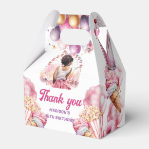 Amusement Park African American Fun and Colourful Favour Box