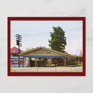 Amusement Park, Palisades Park, New Jersey Vintage Postcard