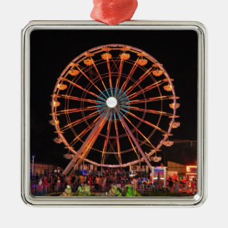 Amusement park wheel metal tree decoration