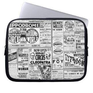 AMUSEMENTS Barnum Bailey Eddie Foy HIPPODROME Laptop Sleeve