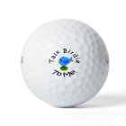 Amusing Blue Bird "Talk Birdie To Me" Golf Ball