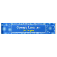 Amusing Bubble Effect Nameplate