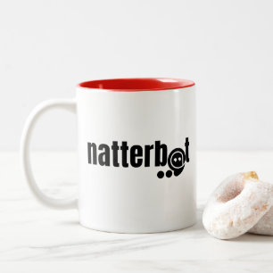 Amusing Human Interface Natterbot Two-Tone Coffee Mug