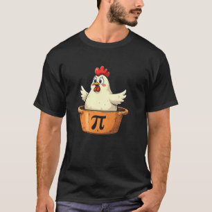 Amusing Pi Pot - Funny Chicken Pot Pi T-Shirt