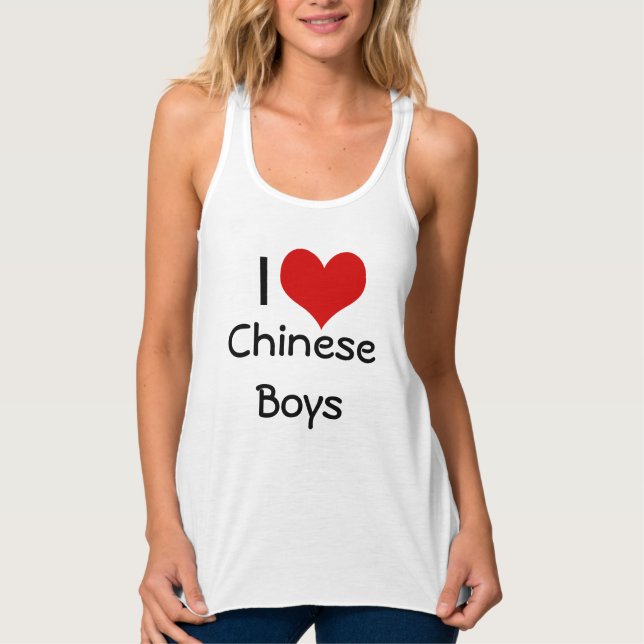 AMWF - I Heart Chinese Boys Tee - Womens (Front)