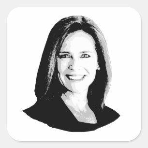 AMY CONEY BARRETT SQUARE STICKER