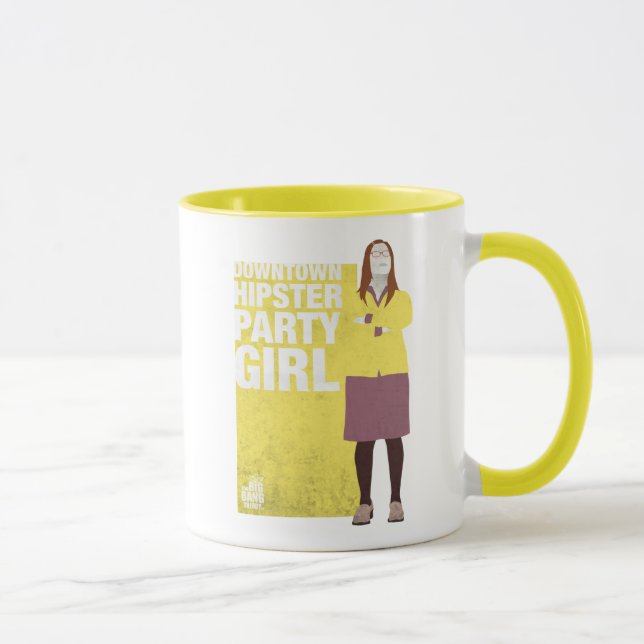 Amy | Downtown Hipster Party Girl Mug (Right)
